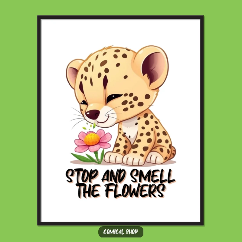 Free Printable Wall Art: Curious Cub Funny Downloadable Decor for a Gentle Space